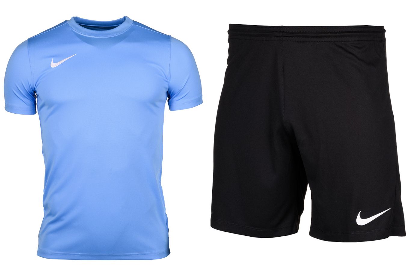 Nike dziecięcy strój sportowy koszulka spodenki Dry Park VII JSY SS BV6741 412/BV6865 010