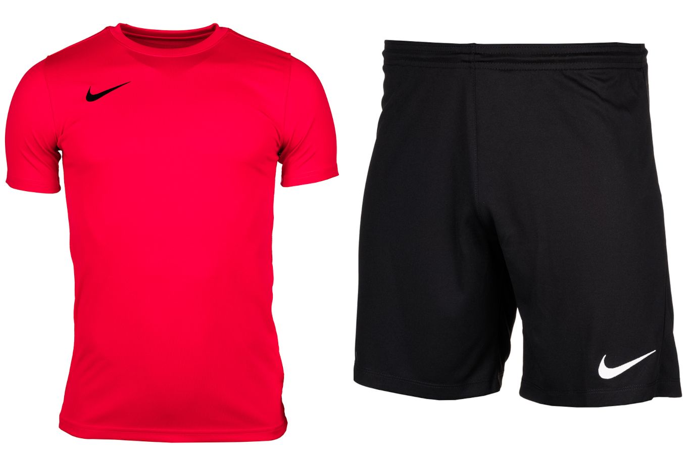 Nike dziecięcy strój sportowy koszulka spodenki Dry Park VII JSY SS BV6741 635/BV6865 010