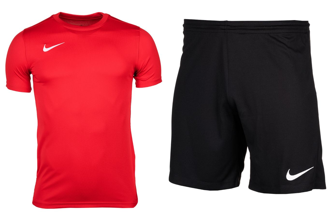 Nike dziecięcy strój sportowy koszulka spodenki Dry Park VII JSY SS BV6741 657/BV6865 010