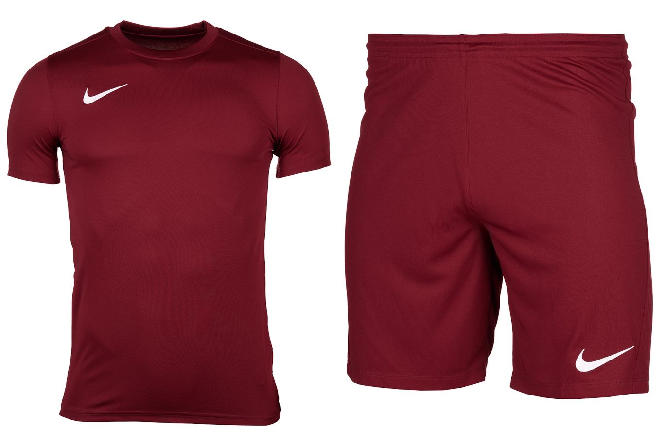 Nike dziecięcy strój sportowy koszulka spodenki Dry Park VII JSY SS BV6741 677/BV6865 677