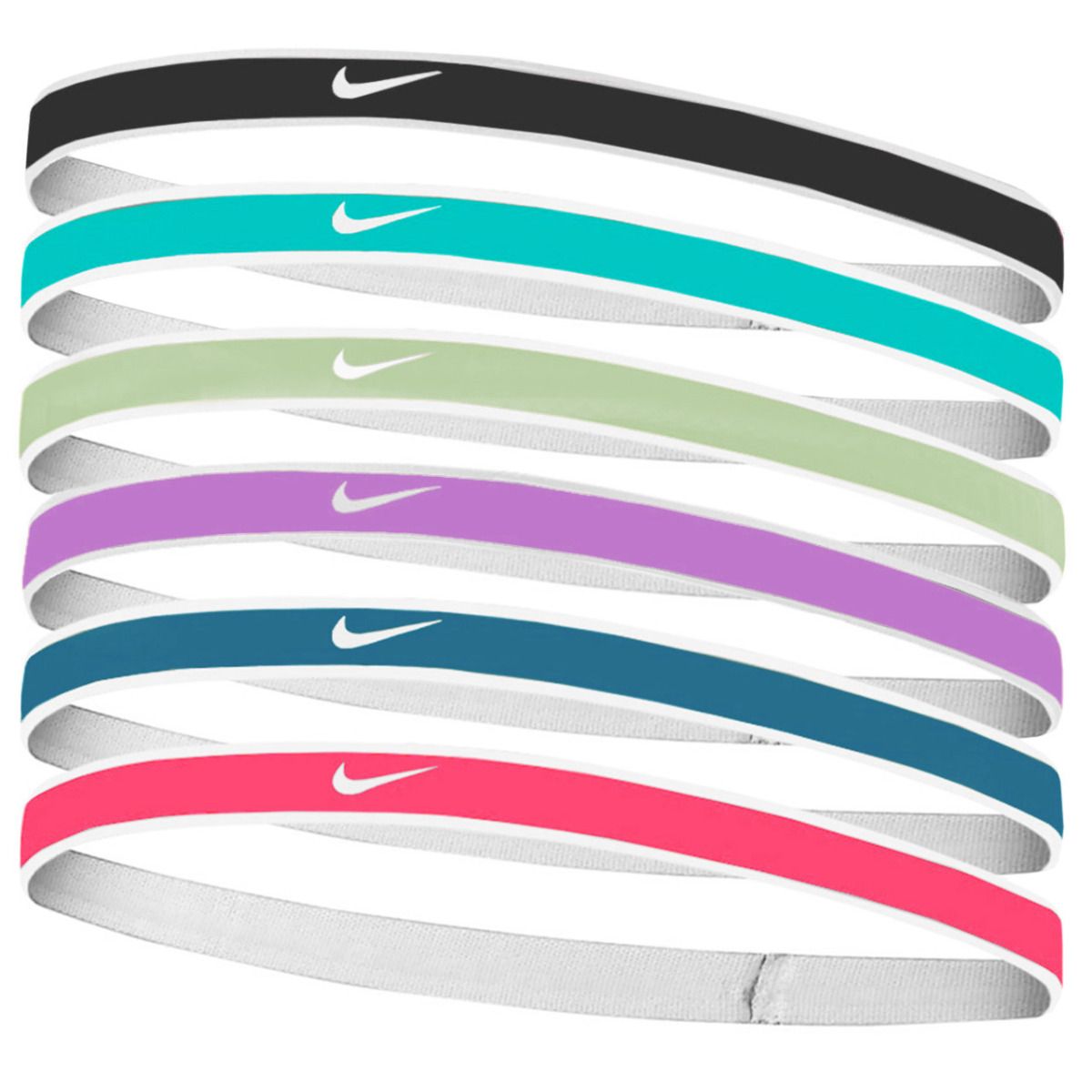 Nike Opaski na głowę Swoosh Sport 6pcs N1002021635OS