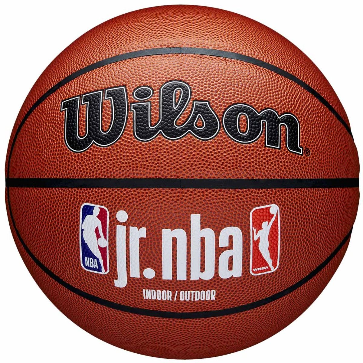 Wilson Piłka koszykowa JR NBA Logo Indoor Outdoor WZ2009801XB7