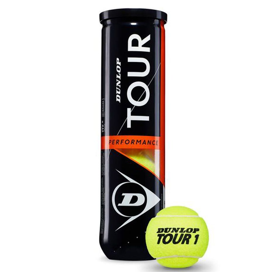 Dunlop Piłki do tenisa ziemnego 4pcs Pro Tour Performance