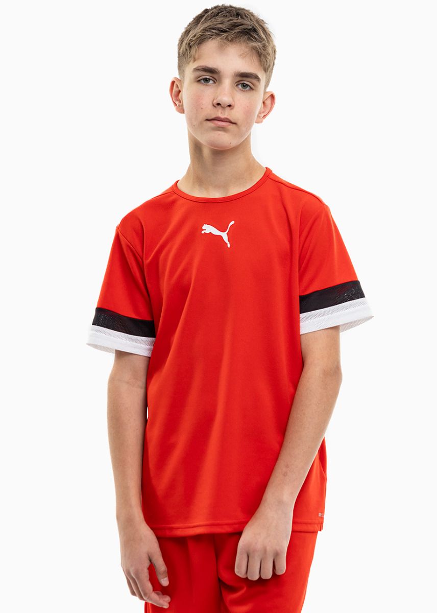 PUMA dziecięcy strój sportowy koszulka spodenki teamRISE Jersey Jr 704938 01/704943 01