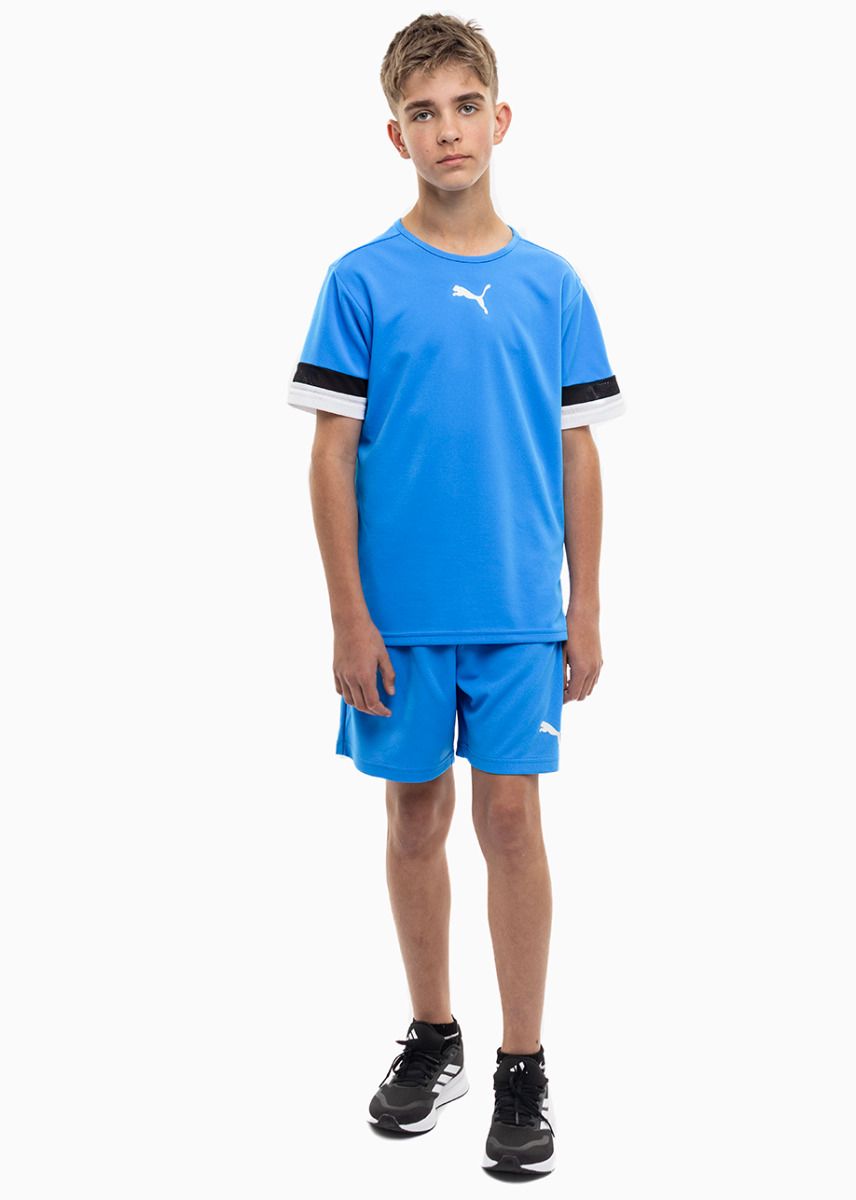 PUMA dziecięcy strój sportowy koszulka spodenki teamRISE Jersey Jr 704938 02/704943 02