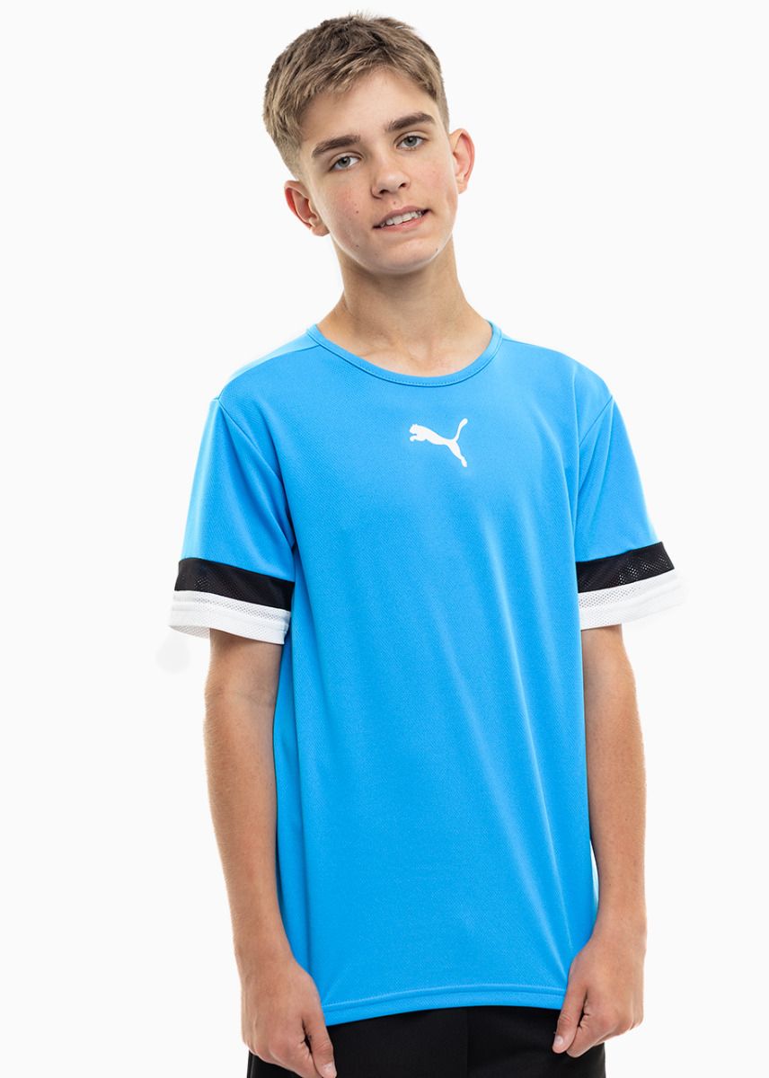 PUMA dziecięcy strój sportowy koszulka spodenki teamRISE Jersey Jr 704938 02/704943 04