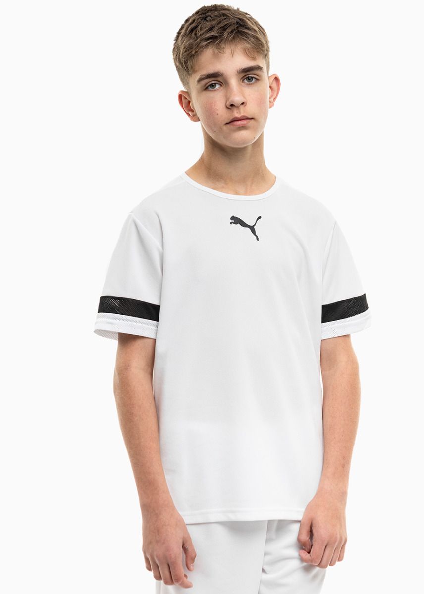 PUMA dziecięcy strój sportowy koszulka spodenki teamRISE Jersey Jr 704938 04/704943 03 PUMA dziecięcy strój sportowy koszulka spodenki teamRISE Jersey Jr 704938 04/704943 03