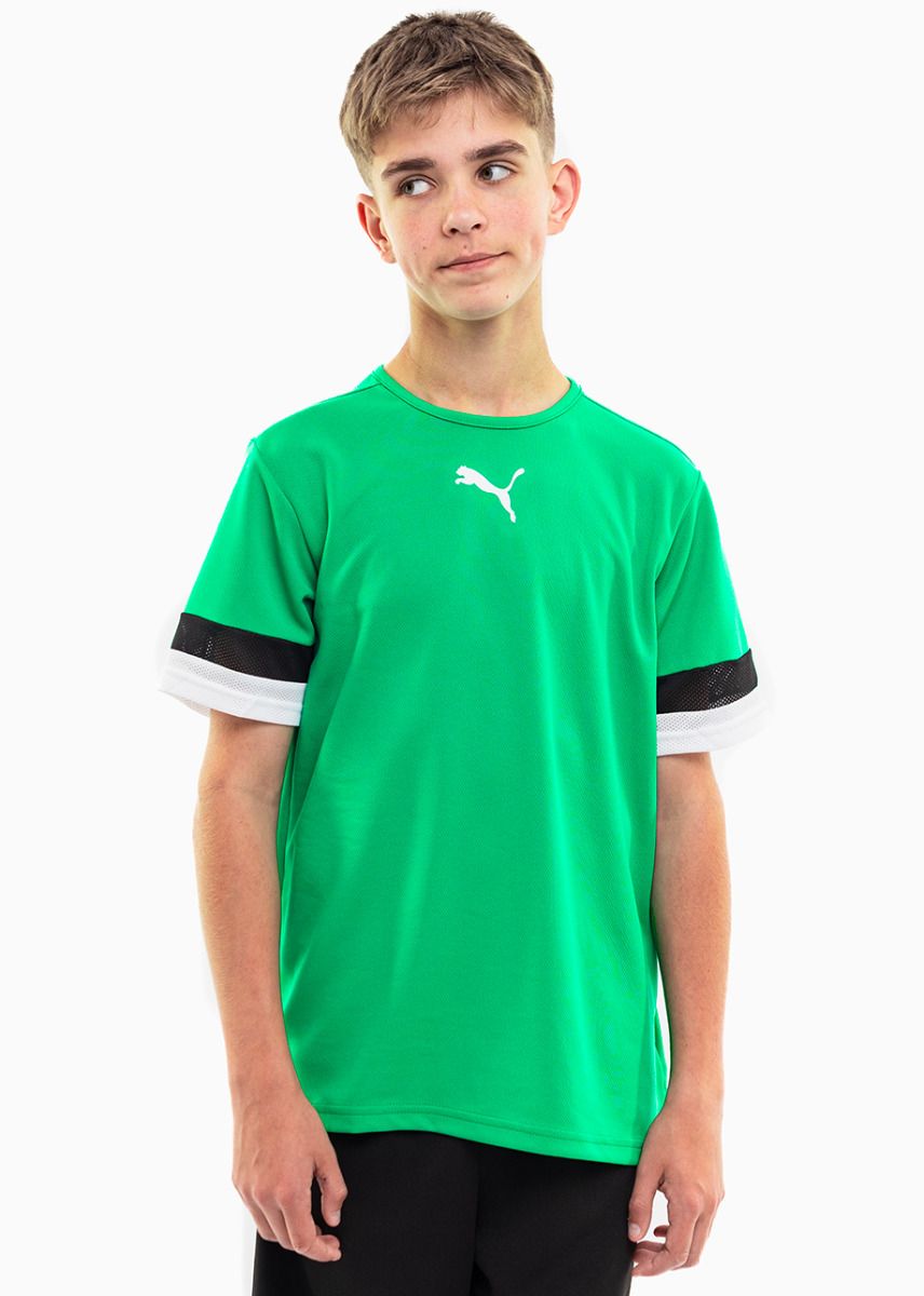 PUMA dziecięcy strój sportowy koszulka spodenki teamRISE Jersey Jr 704938 05/704943 04 PUMA dziecięcy strój sportowy koszulka spodenki teamRISE Jersey Jr 704938 05/704943 04