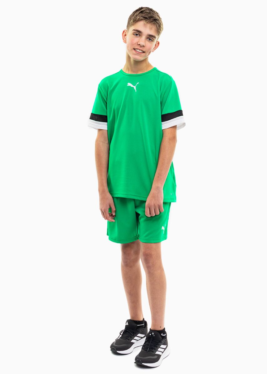 PUMA dziecięcy strój sportowy koszulka spodenki teamRISE Jersey Jr 704938 05/704943 05 PUMA dziecięcy strój sportowy koszulka spodenki teamRISE Jersey Jr 704938 05/704943 05