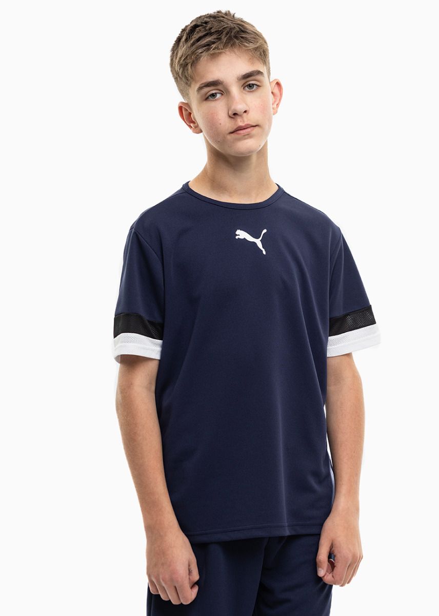 PUMA dziecięcy strój sportowy koszulka spodenki teamRISE Jersey Jr 704938 06/704943 06