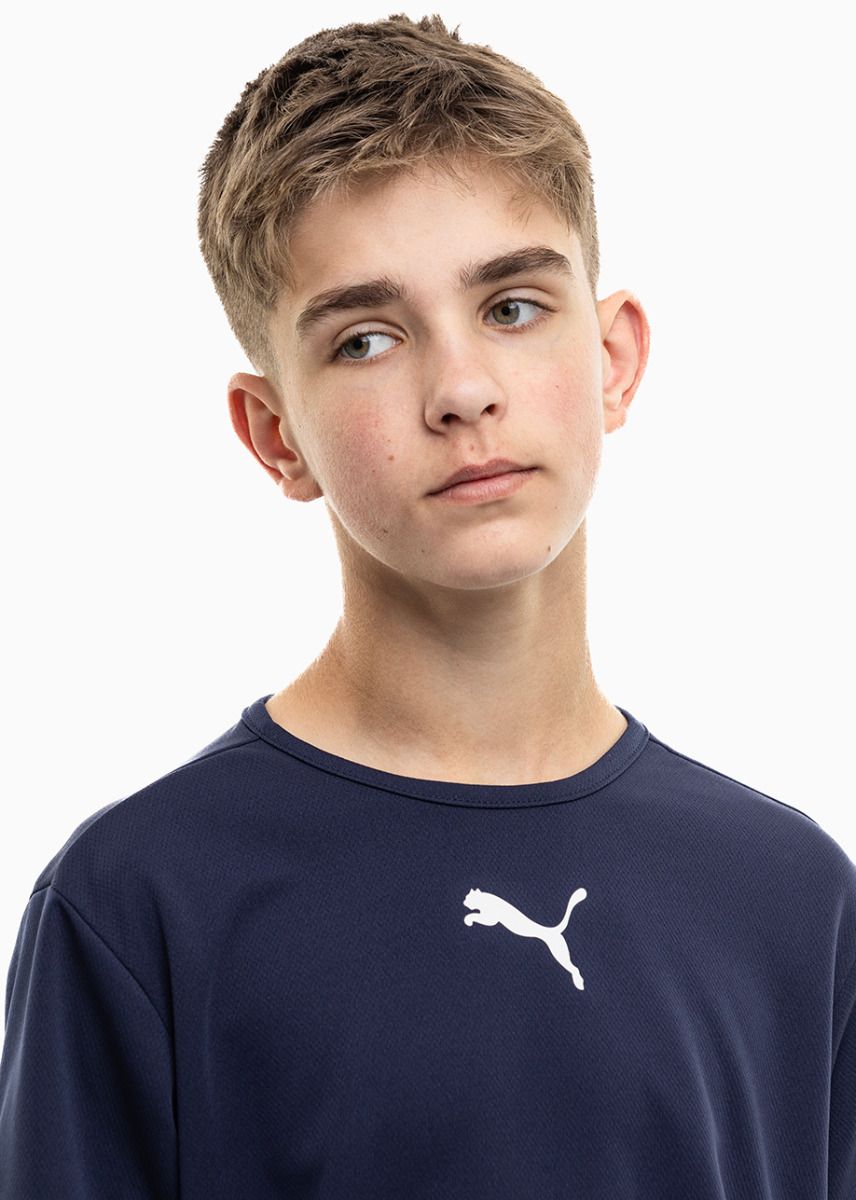 PUMA dziecięcy strój sportowy koszulka spodenki teamRISE Jersey Jr 704938 06/704943 06