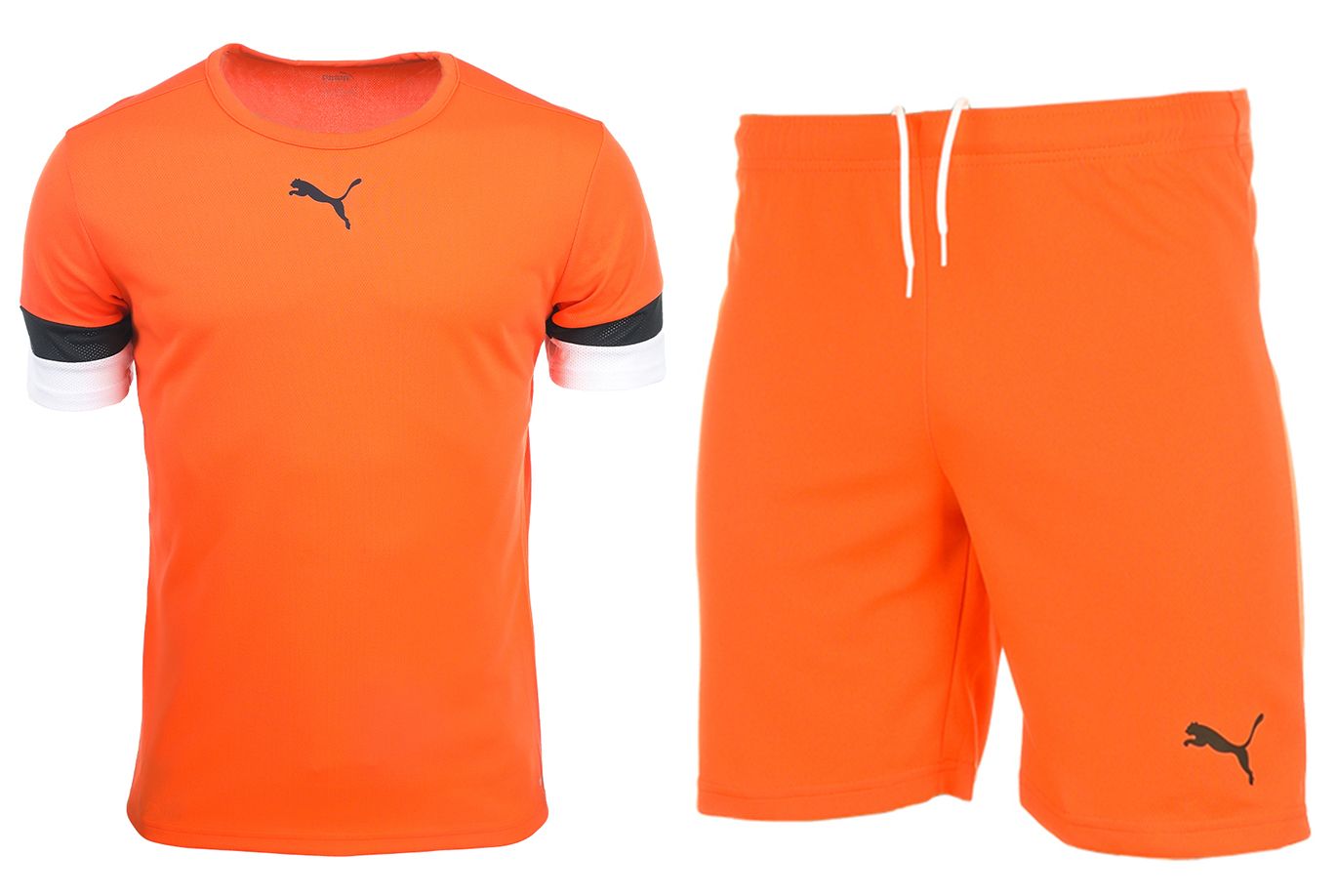 PUMA dziecięcy strój sportowy koszulka spodenki teamRISE Jersey Jr 704938 08/704943 08