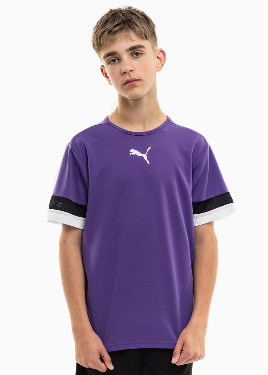 PUMA dziecięcy strój sportowy koszulka spodenki teamRISE Jersey Jr 704938 10/704943 04 PUMA dziecięcy strój sportowy koszulka spodenki teamRISE Jersey Jr 704938 10/704943 04