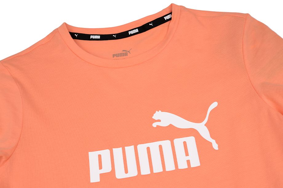 PUMA Koszulka dla dzieci ESS Logo Tee G Pink 587029 28