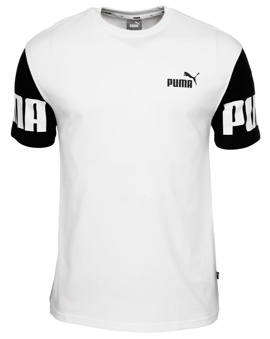 PUMA Koszulka męska Power Colorblock Tee 589428 02 PUMA Koszulka męska Power Colorblock Tee 589428 02