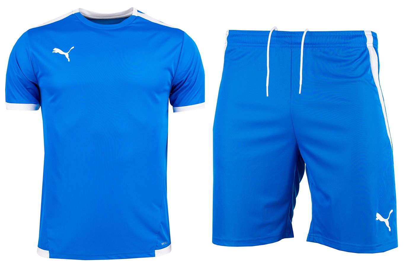 PUMA męski strój sportowy koszulka spodenki teamLIGA Jersey 704917 02/704924 02