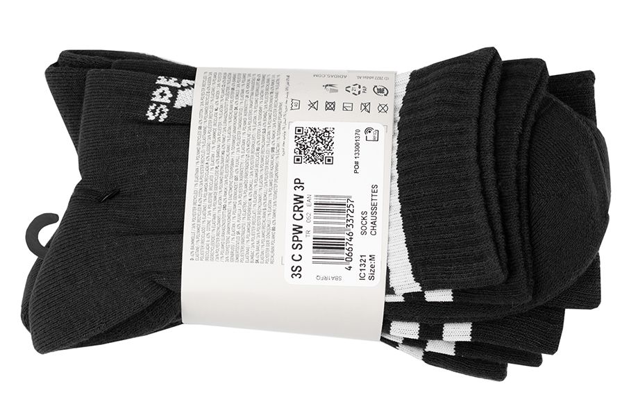 adidas Skarpety 3-Stripes Cushioned Crew Socks 3P IC1321