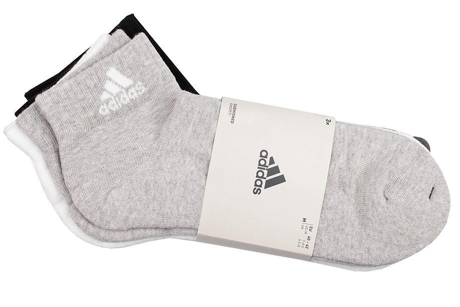 adidas Skarpety Cushioned Sportswear Ankle Socks 3P IC1281