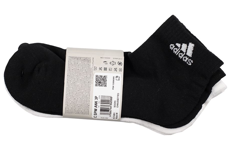 adidas Skarpety Cushioned Sportswear Ankle Socks 3P IC1281