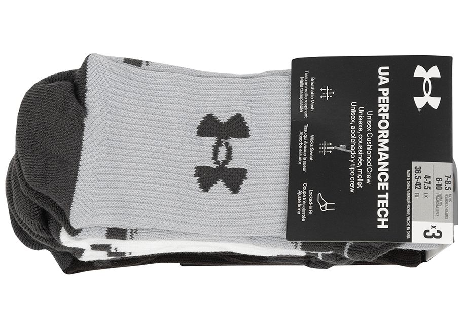 Under Armour Skarpety Performance Tech 3pack 1379512 011