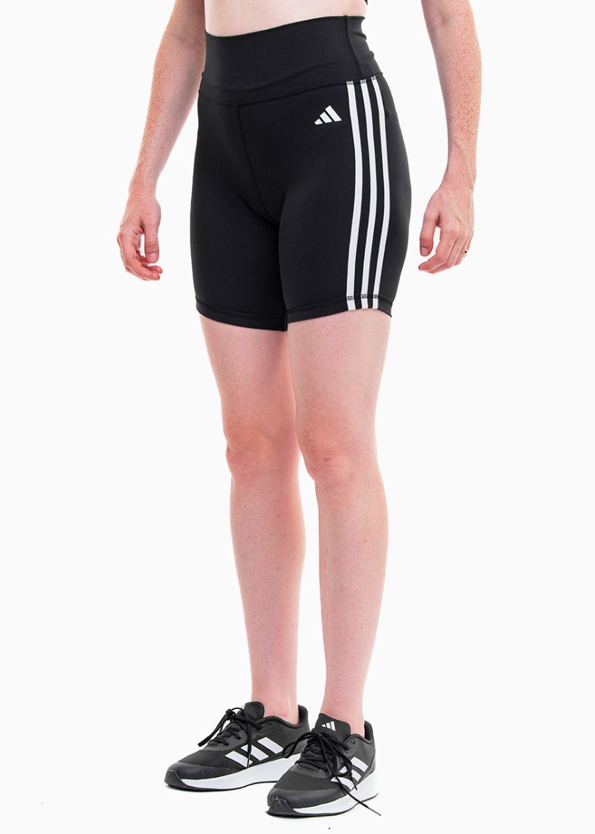 adidas Spodenki damskie Training Essentials 3-Stripes High-Waisted HK9964