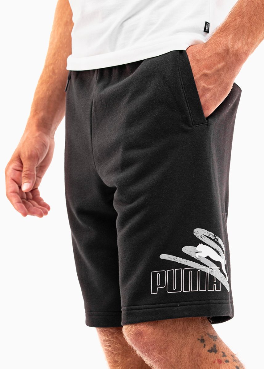 PUMA Spodenki męskie ESS+ LOGO LAB Graphic Shorts 10 678989 01