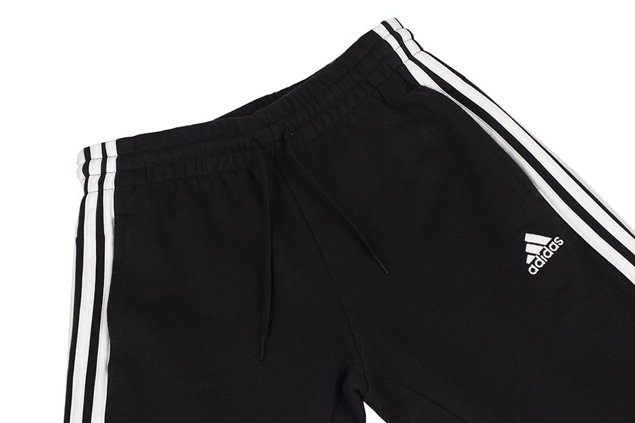 adidas Spodnie damskie Essentials 3-Stripes Fleece Cuffed HZ5753