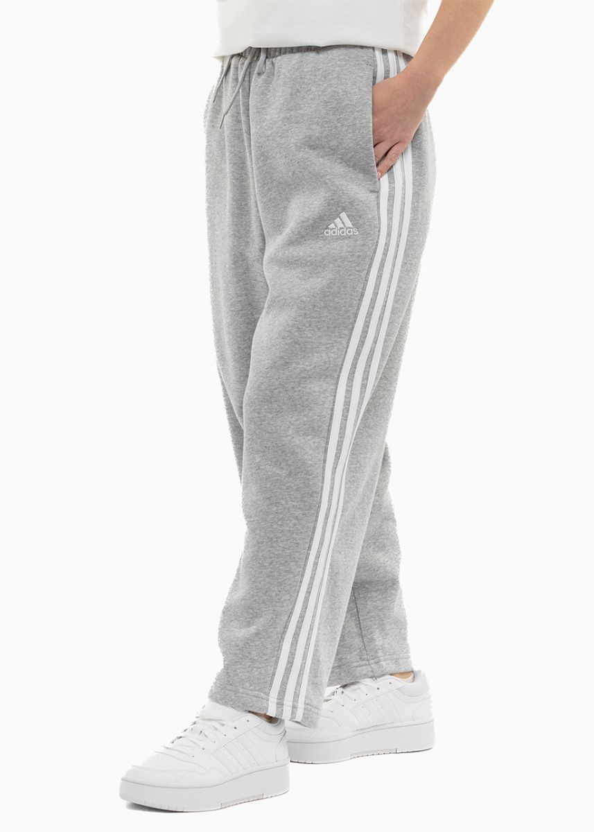 adidas Spodnie damskie Essentials 3-Stripes Open Hem Fleece IM0247