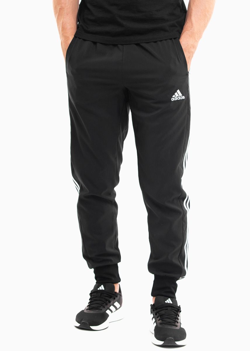 adidas Spodnie męskie Aerorady Essentials Tapered Cuff Woven 3-Stripes IC0041