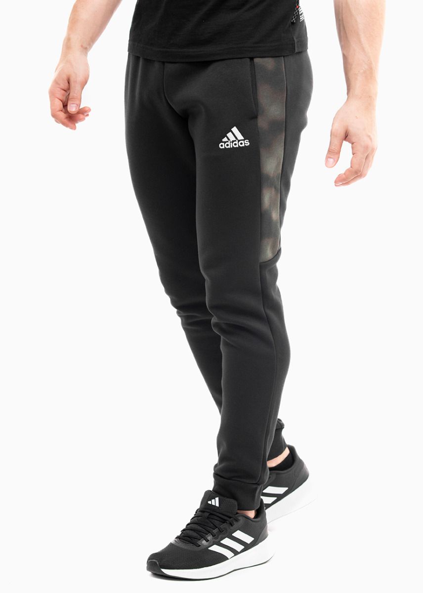 adidas Spodnie męskie Essentials Camo Print Fleece Pants HL6929