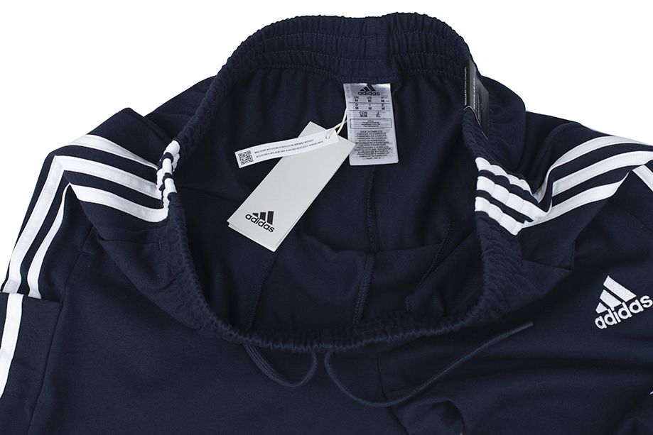 adidas Spodnie męskie Essentials Single Jersey Tapered Open Hem 3-Stripes IC0045