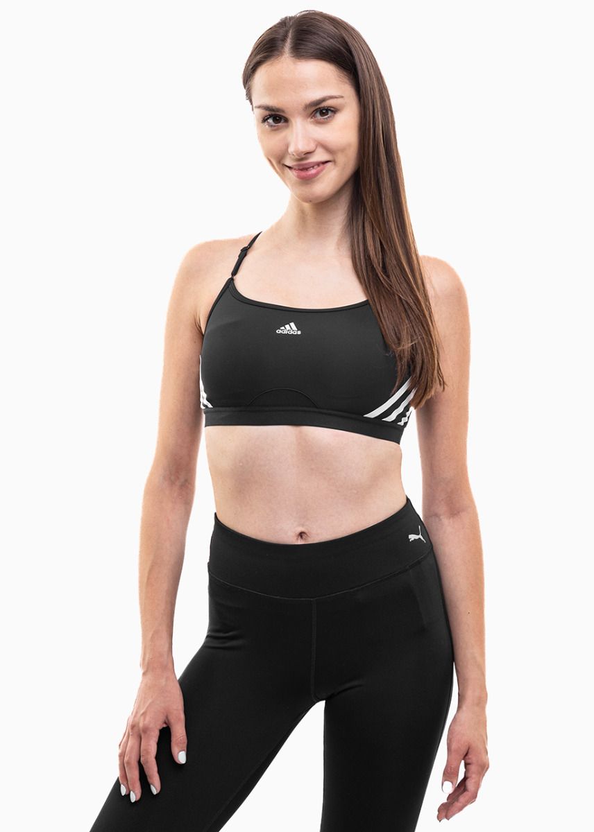 adidas Stanik sportowy Aeroreact Training Light-Support 3-Stripes Bra HC7862