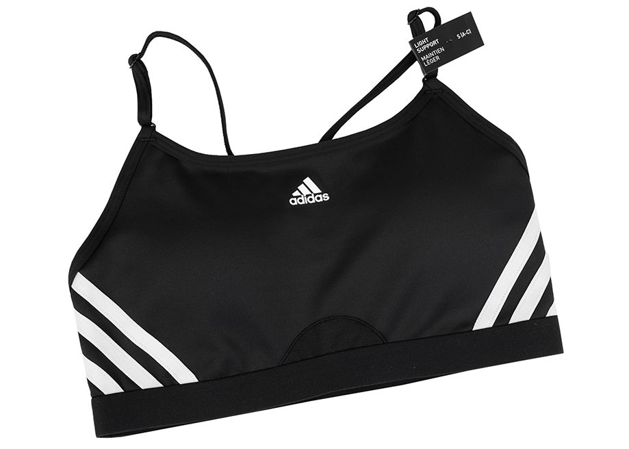 adidas Stanik sportowy Aeroreact Training Light-Support 3-Stripes Bra HC7862