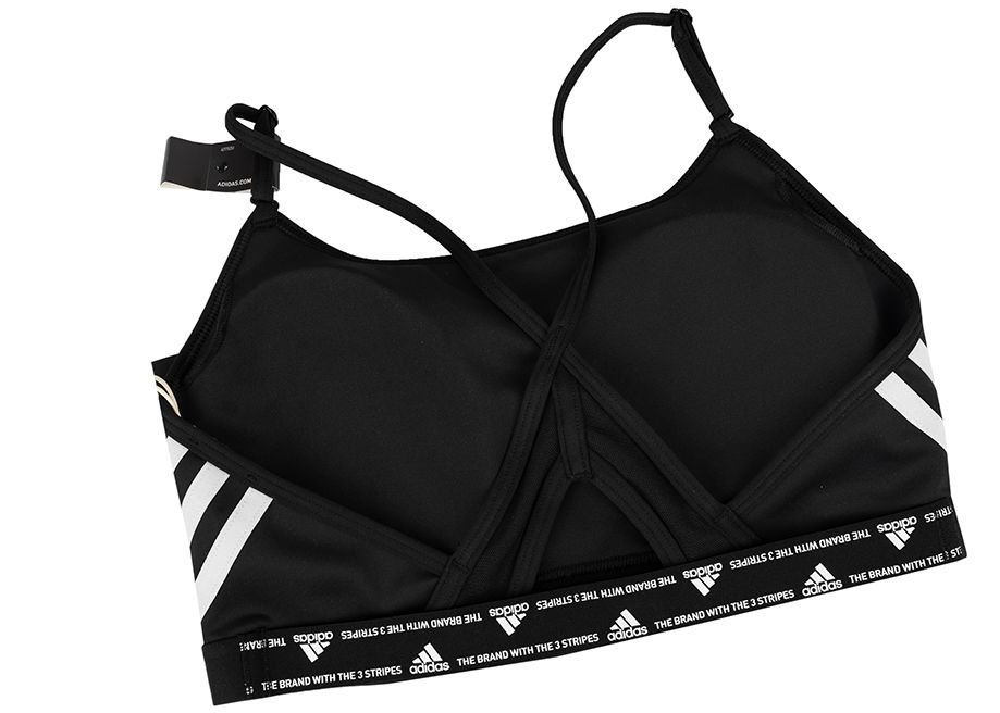 adidas Stanik sportowy Aeroreact Training Light-Support 3-Stripes Bra HC7862