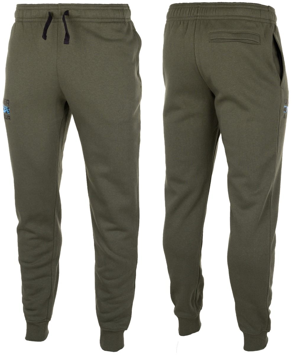 Under Armour Spodnie męskie Rival Flc Signature 1366366 390 Under Armour Spodnie męskie Rival Flc Signature 1366366 390