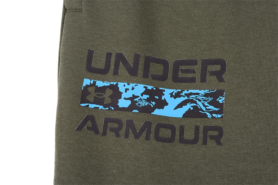 Under Armour Spodnie męskie Rival Flc Signature 1366366 390 Under Armour Spodnie męskie Rival Flc Signature 1366366 390