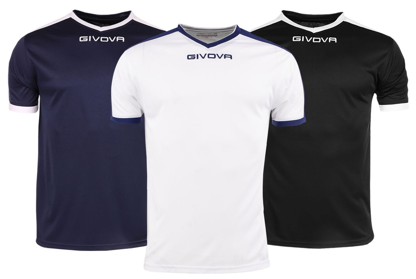Givova Zestaw koszulek Revolution Interlock MAC04 0304/0403/1003