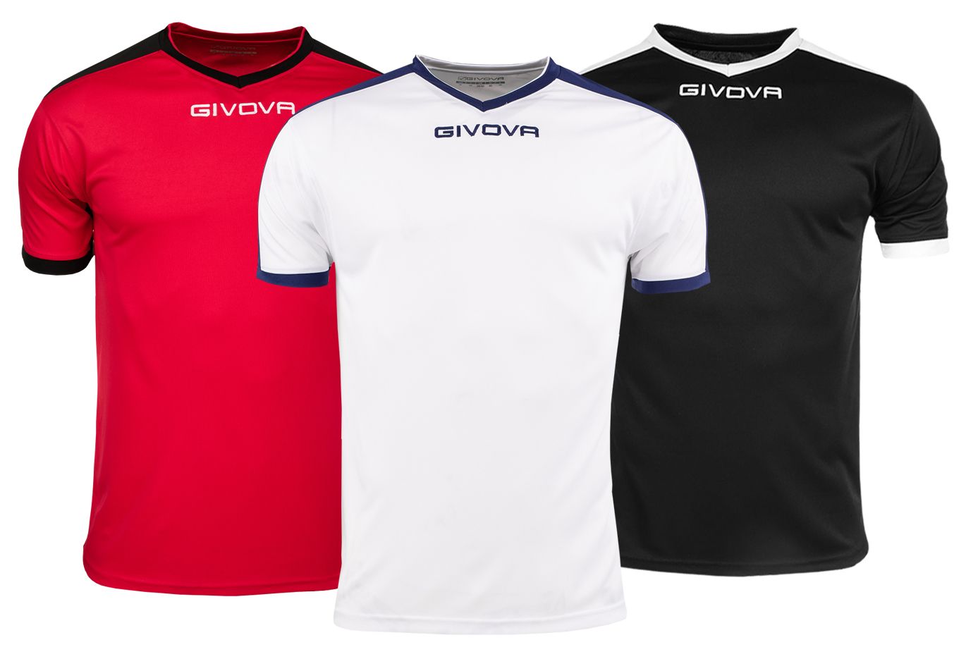 Givova Zestaw koszulek Revolution Interlock MAC04 0304/1210/1003