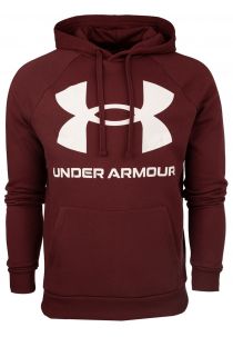 Under Armour Rival Fleece Men Big Logo Athletic Fashion Hoodie Green  1357093-330