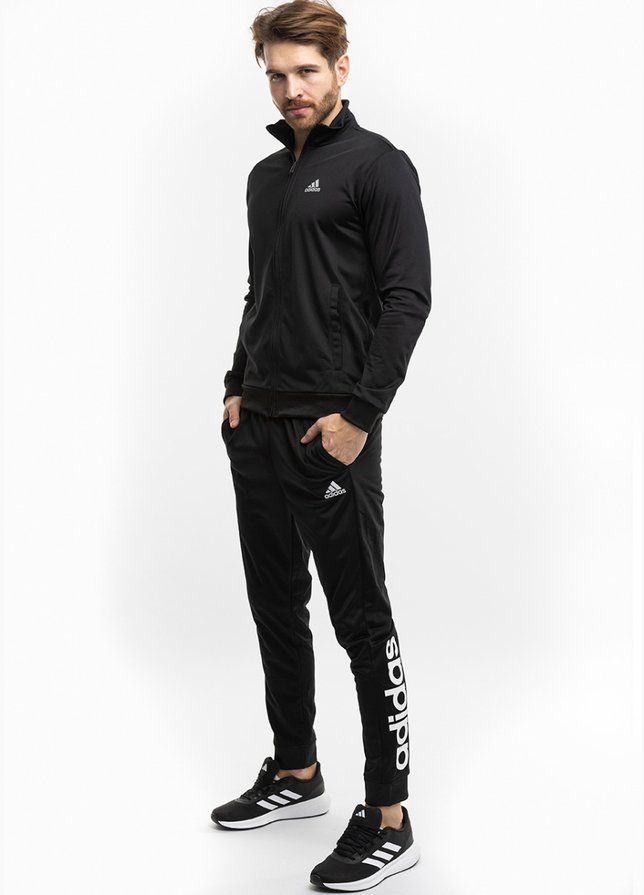 adidas Dres męski Linear Logo Tricot Track Suit IC6775 adidas Dres męski Linear Logo Tricot Track Suit IC6775