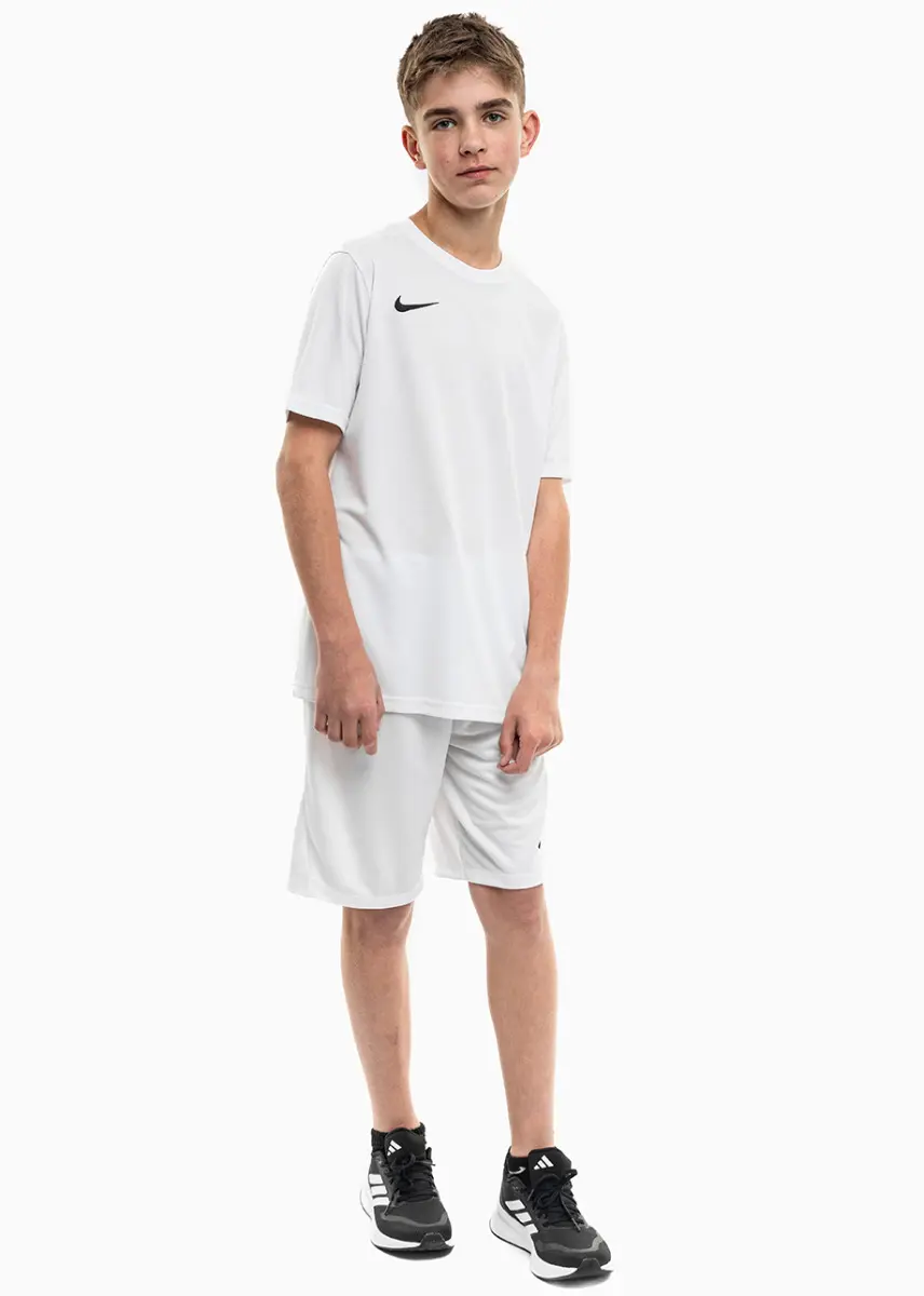 Nike dziecięcy strój sportowy koszulka spodenki Dry Park VII JSY SS BV6741 100/BV6865 100
