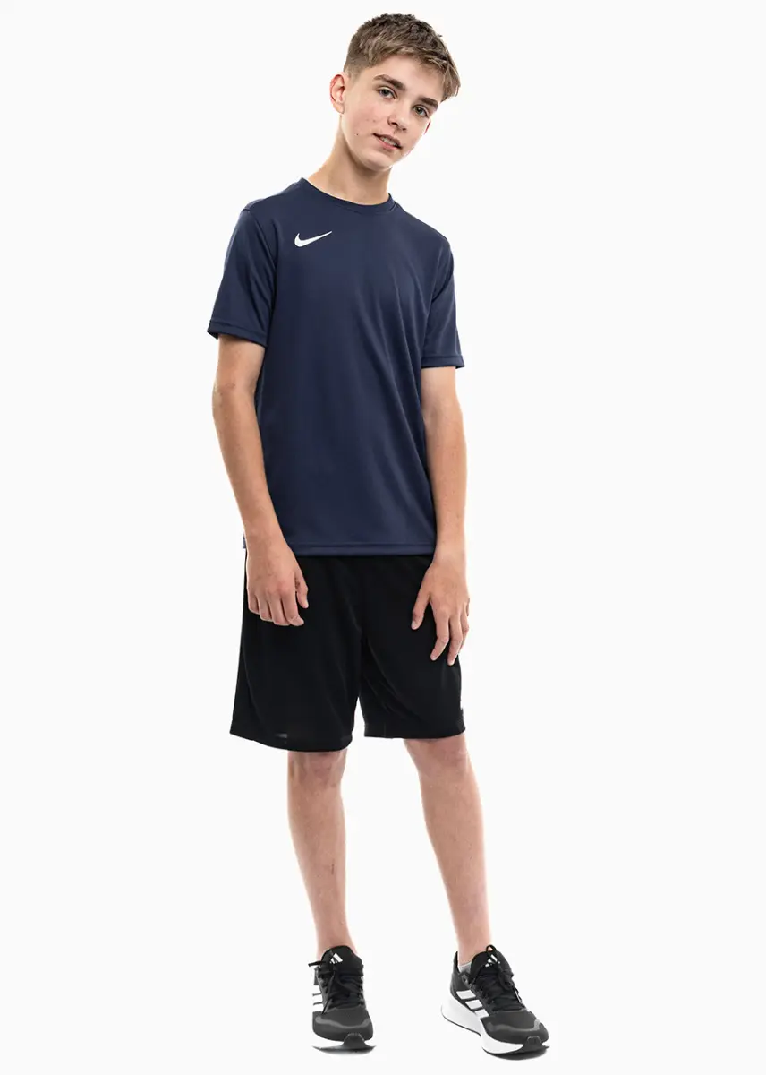 Nike dziecięcy strój sportowy koszulka spodenki Dry Park VII JSY SS BV6741 410/BV6865 010