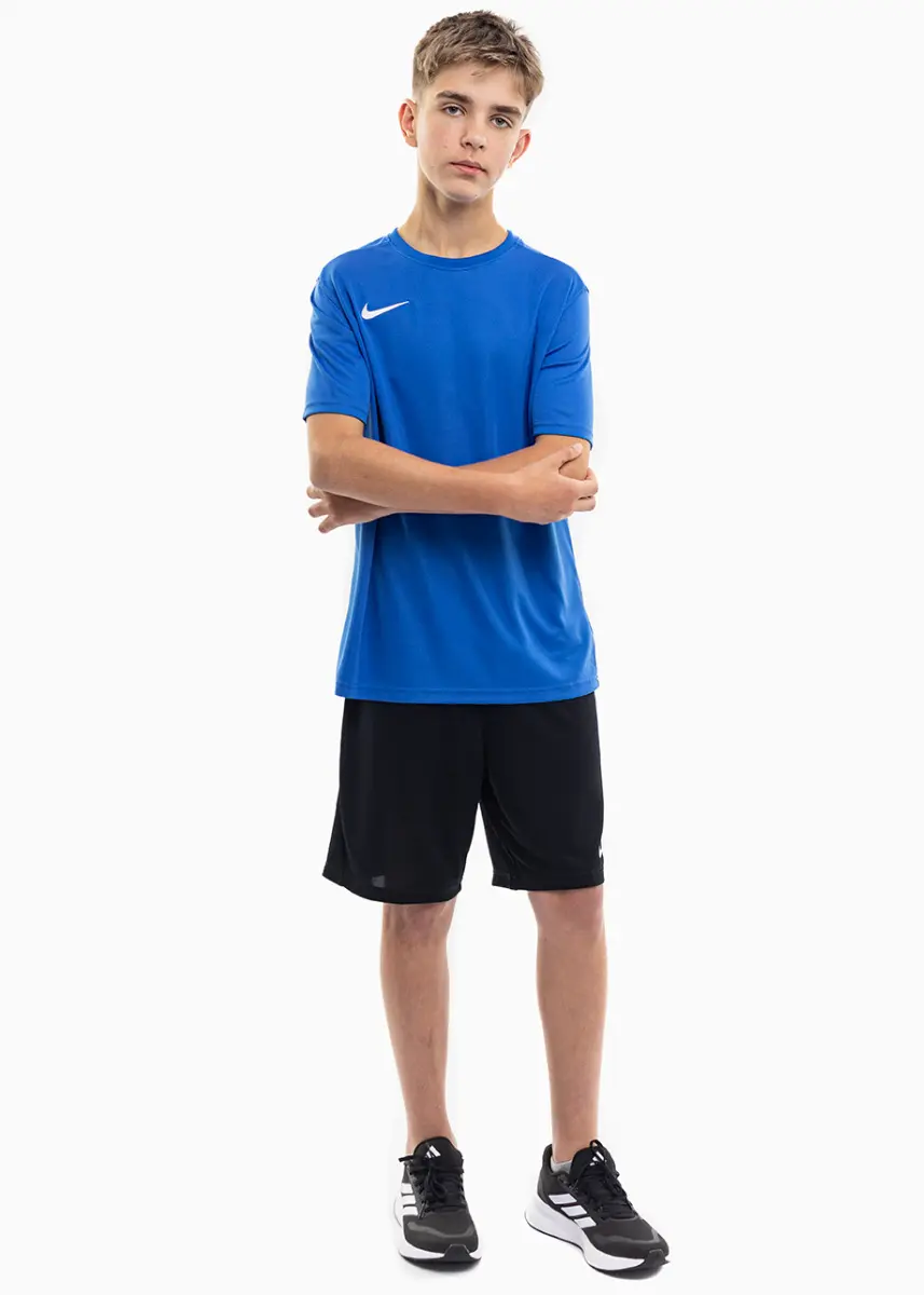 Nike dziecięcy strój sportowy koszulka spodenki Dry Park VII JSY SS BV6741 463/BV6865 010