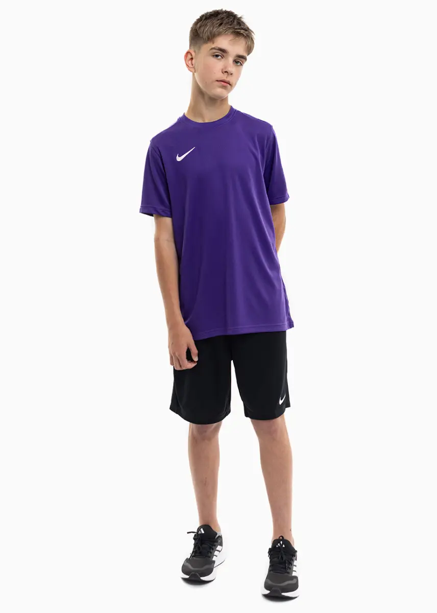 Nike dziecięcy strój sportowy koszulka spodenki Dry Park VII JSY SS BV6741 547/BV6865 010