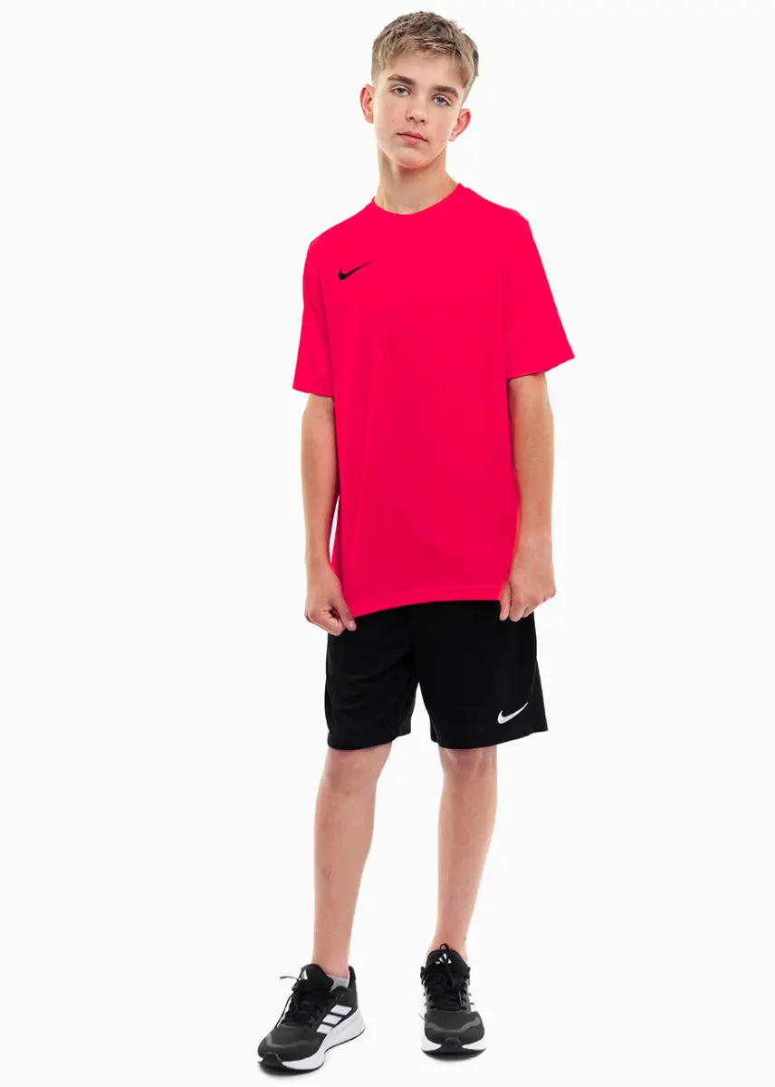 Nike dziecięcy strój sportowy koszulka spodenki Dry Park VII JSY SS BV6741 635/BV6865 010