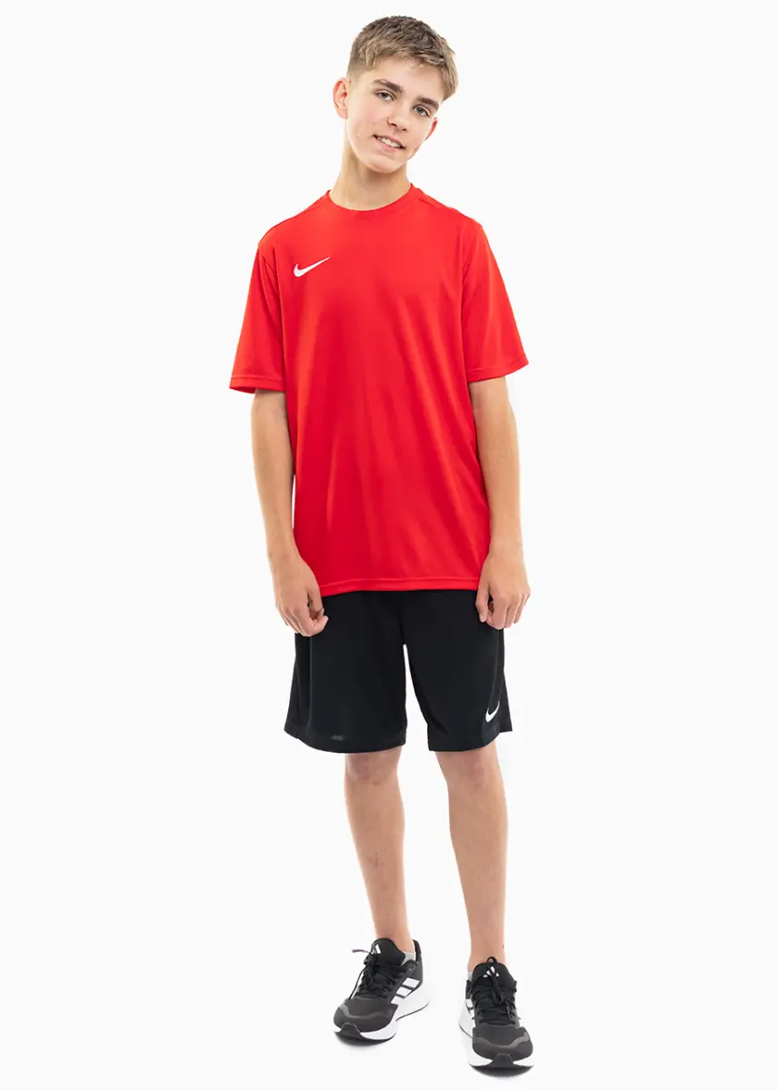 Nike dziecięcy strój sportowy koszulka spodenki Dry Park VII JSY SS BV6741 657/BV6865 010
