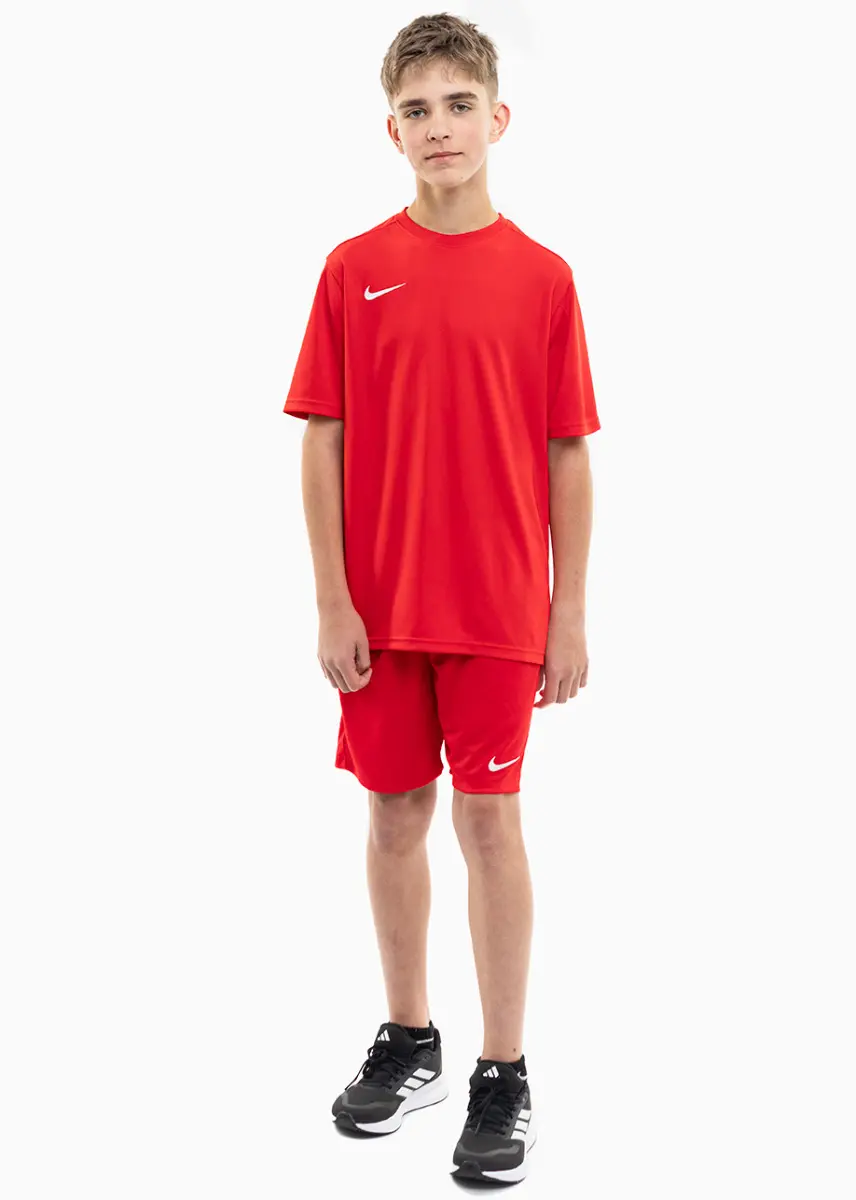 Nike dziecięcy strój sportowy koszulka spodenki Dry Park VII JSY SS BV6741 657/BV6865 657