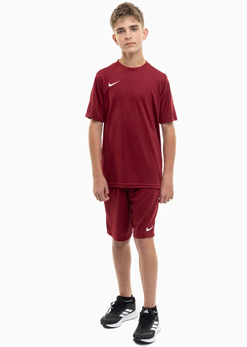 Nike dziecięcy strój sportowy koszulka spodenki Dry Park VII JSY SS BV6741 677/BV6865 677