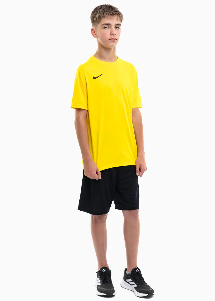 Nike dziecięcy strój sportowy koszulka spodenki Dry Park VII JSY SS BV6741 719/BV6865 010