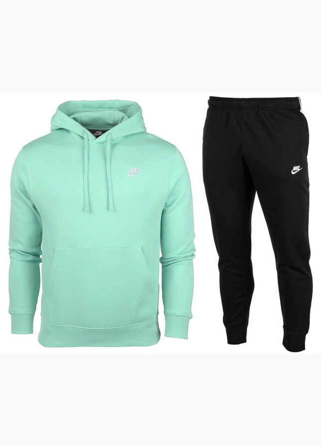 Nike Komplet męski Hoodie Club Fleece Jogger BV2654 382/BV2671 010 Nike Komplet męski Hoodie Club Fleece Jogger BV2654 382/BV2671 010